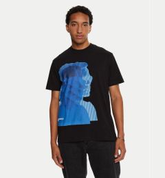 Снимка на Karl Lagerfeld Jeans Тишърт 246D1705 Черен Regular Fit