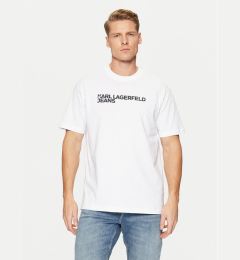 Снимка на Karl Lagerfeld Jeans Тишърт A1M17002 Бял Regular Fit