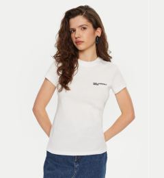 Снимка на Karl Lagerfeld Jeans Тишърт A1W17004 Бял Slim Fit