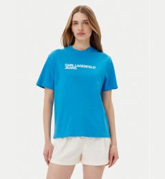 Снимка на Karl Lagerfeld Jeans Тишърт A1W17005 Син Relaxed Fit