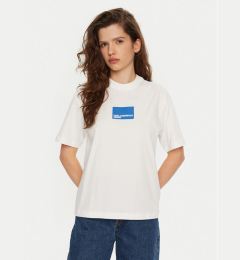 Снимка на Karl Lagerfeld Jeans Тишърт A1W17006 Бял Regular Fit