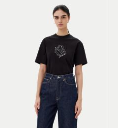 Снимка на Karl Lagerfeld Jeans Тишърт A2W17077 Черен Regular Fit