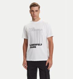Снимка на Karl Lagerfeld Jeans Тишърт A3M17002 Бял Regular Fit