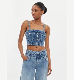 Снимка на Karl Lagerfeld Jeans топ 241J1600 Син Slim Fit