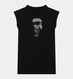 Снимка на Karl Lagerfeld Kids Ежедневна рокля Z30076 S Черен Regular Fit