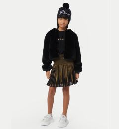 Снимка на Karl Lagerfeld Kids Ежедневна рокля Z30189 S Черен Regular Fit