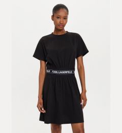 Снимка на KARL LAGERFELD Ежедневна рокля 245W1351 Черен Regular Fit