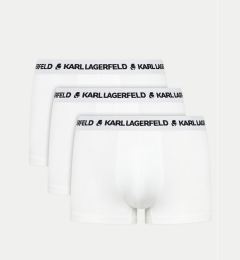Снимка на KARL LAGERFELD Комплект 3 чифта боксерки 240M2110 Бял