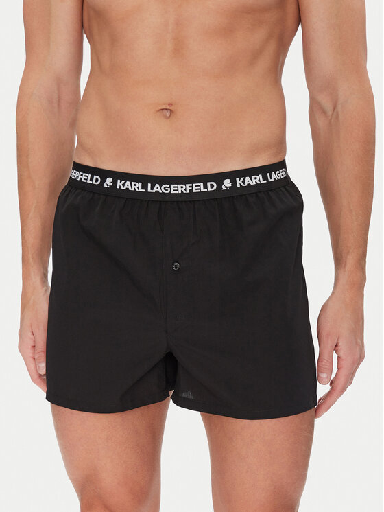 Снимка на KARL LAGERFELD Комплект 3 чифта боксерки A1M47116 Черен