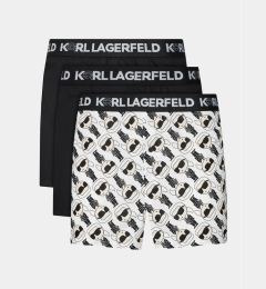 Снимка на KARL LAGERFELD Комплект 3 чифта боксерки Ikonik 2.0 Woven Boxer (X3) 236M2102 Черен