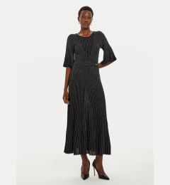 Снимка на KARL LAGERFELD Плетена рокля 246W1316 Черен Regular Fit