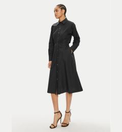 Снимка на KARL LAGERFELD Рокля тип риза 245W1303 Черен Regular Fit