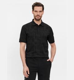 Снимка на KARL LAGERFELD Тениска с яка и копчета 745082 541224 Черен Regular Fit