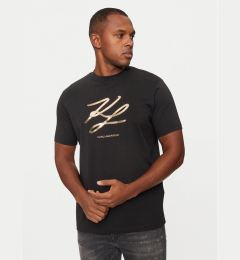Снимка на KARL LAGERFELD Тишърт 755034 544225 Бежов Regular Fit