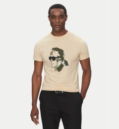 Снимка на KARL LAGERFELD Тишърт 755067 552241 Бежов Regular Fit