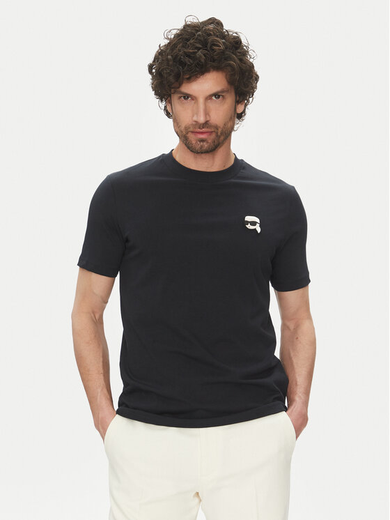 Снимка на KARL LAGERFELD Тишърт 755710 552224 Тъмносин Regular Fit