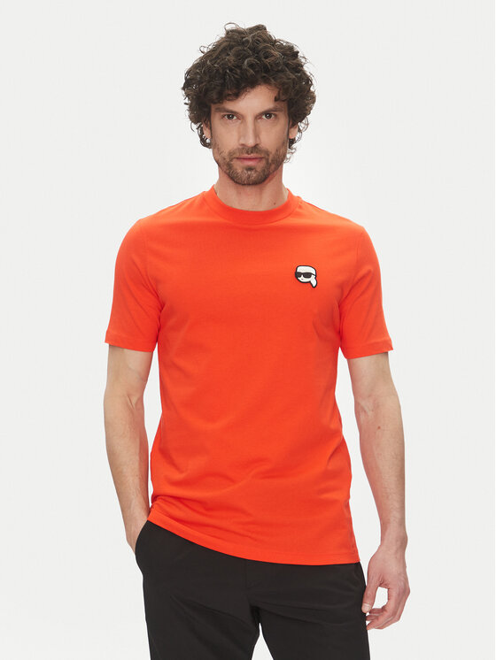 Снимка на KARL LAGERFELD Тишърт 755710 552224 Червен Regular Fit