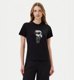 Снимка на KARL LAGERFELD Тишърт A1W17126 Черен Regular Fit