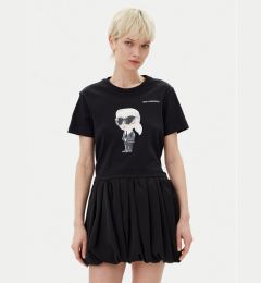 Снимка на KARL LAGERFELD Тишърт A1W17130 Черен Regular Fit