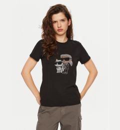Снимка на KARL LAGERFELD Тишърт A1W17131 Черен Regular Fit