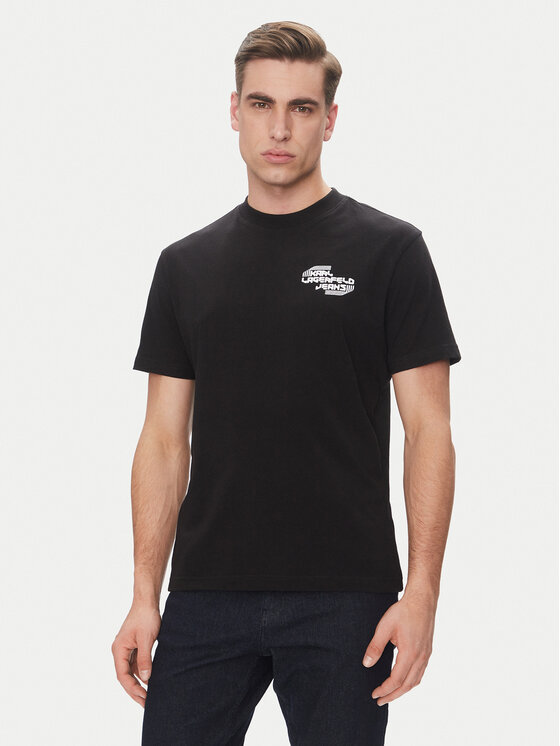 Снимка на KARL LAGERFELD Тишърт A2M17040 Черен Regular Fit