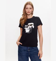 Снимка на KARL LAGERFELD Тишърт Ikonik 2.0 230W1704 Черен Regular Fit