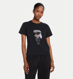 Снимка на KARL LAGERFELD Тишърт Ikonik 2.0 230W1770 Черен Regular Fit
