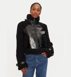 Снимка на KARL LAGERFELD Яке от имитация на кожа 246W1507 Черен Regular Fit