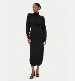 Снимка на Kontatto Плетена рокля 3M0175 Черен Regular Fit