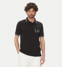 Снимка на La Martina Тениска с яка и копчета Adrian MAP009 PK001 Черен Regular Fit
