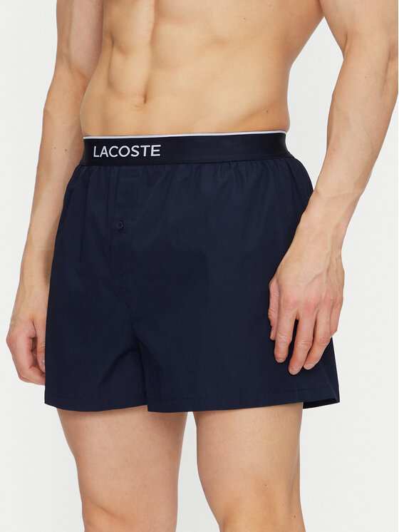 Снимка на Lacoste Комплект 3 чифта боксерки 7H1283 Тъмносин