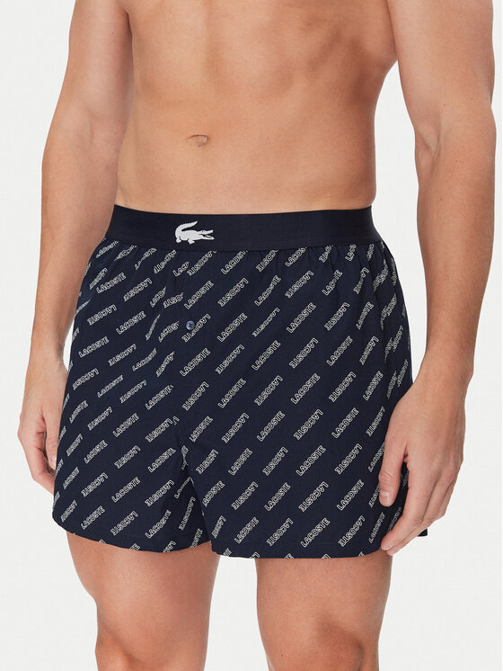 Снимка на Lacoste Комплект 3 чифта боксерки 7H2387 Тъмносин
