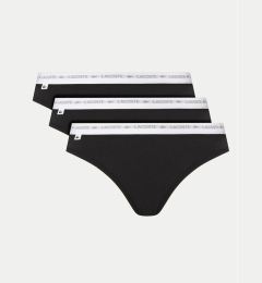 Снимка на Lacoste Комплект 3 чифта класически бикини 8F1338 Черен