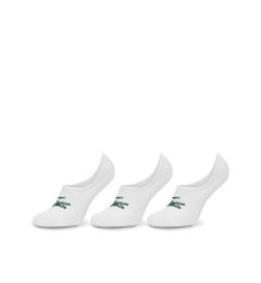 Снимка на Lacoste Комплект 3 чифта къси чорапи унисекс RA7872 Бял