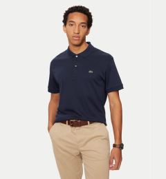 Снимка на Lacoste Тениска с яка и копчета DH2050 Тъмносин Regular Fit