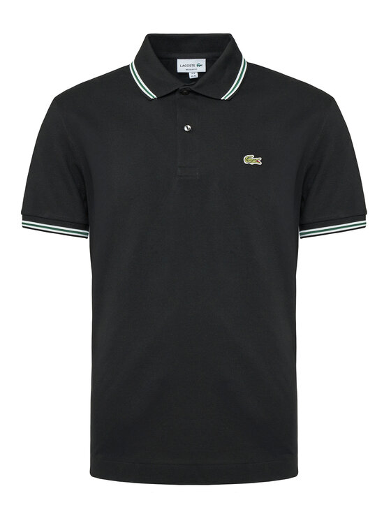 Снимка на Lacoste Тениска с яка и копчета PH9875 Черен Regular Fit