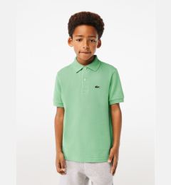 Снимка на Lacoste Тениска с яка и копчета PJ2909 Зелен Regular Fit