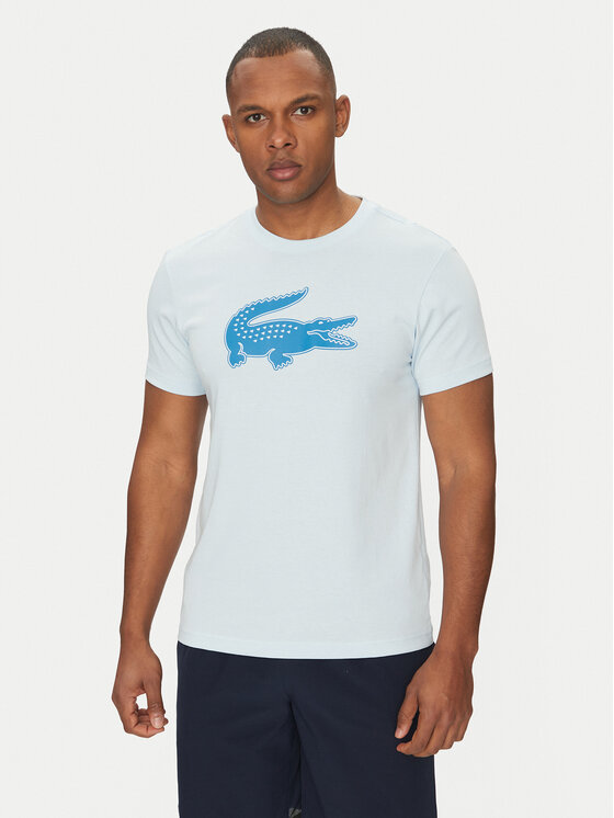 Снимка на Lacoste Тишърт TH2042 Светлосиньо Regular Fit