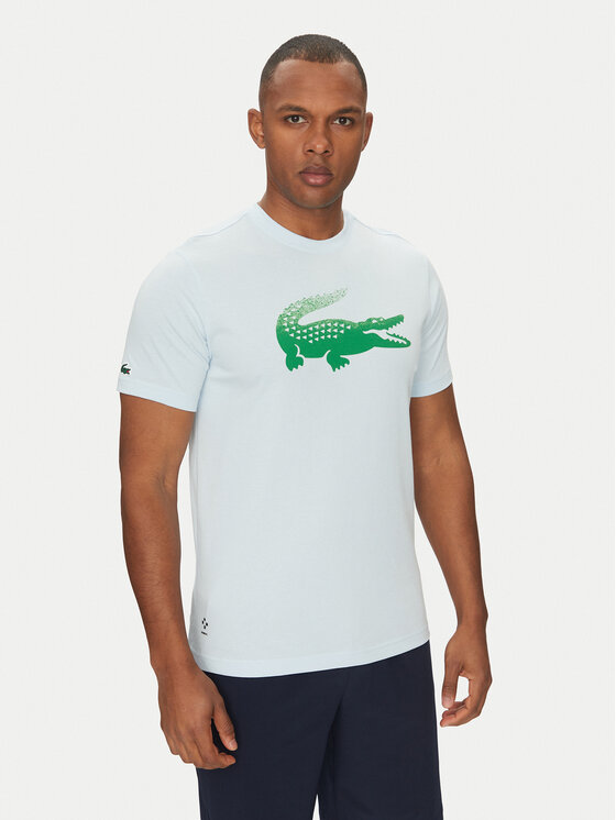 Снимка на Lacoste Тишърт TH8970 Светлосиньо Regular Fit