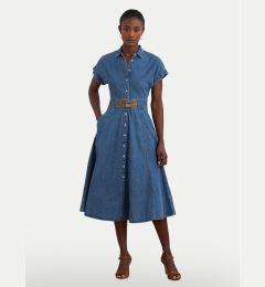 Снимка на LAUREN RALPH LAUREN Дънкова рокля 250963908001 Син Regular Fit
