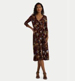 Снимка на LAUREN RALPH LAUREN Ежедневна рокля 250951440001 Бордо Slim Fit