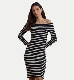 Снимка на LAUREN RALPH LAUREN Ежедневна рокля 250957718001 Тъмносин Slim Fit