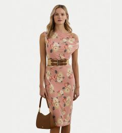 Снимка на LAUREN RALPH LAUREN Коктейлна рокля 250964083001 Розов Slim Fit