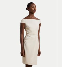 Снимка на LAUREN RALPH LAUREN Коктейлна рокля 253936389003 Екрю Slim Fit