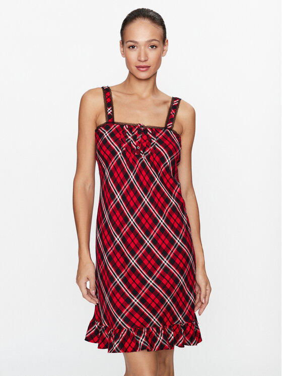 Снимка на Lauren Ralph Lauren Нощница ILN22282 Червен Regular Fit