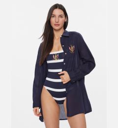 Снимка на Lauren Ralph Lauren Плажна рокля 20498276 Тъмносин Relaxed Fit