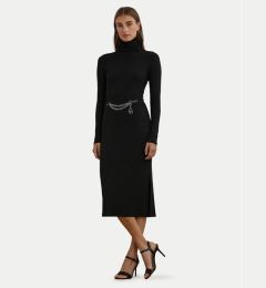 Снимка на LAUREN RALPH LAUREN Плетена рокля 250951822001 Черен Slim Fit