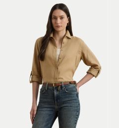 Снимка на LAUREN RALPH LAUREN Риза 200782777060 Бежов Relaxed Fit