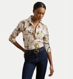 Снимка на LAUREN RALPH LAUREN Риза 200957119001 Бял Regular Fit