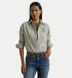 Снимка на LAUREN RALPH LAUREN Риза 200963670001 Зелен Relaxed Fit